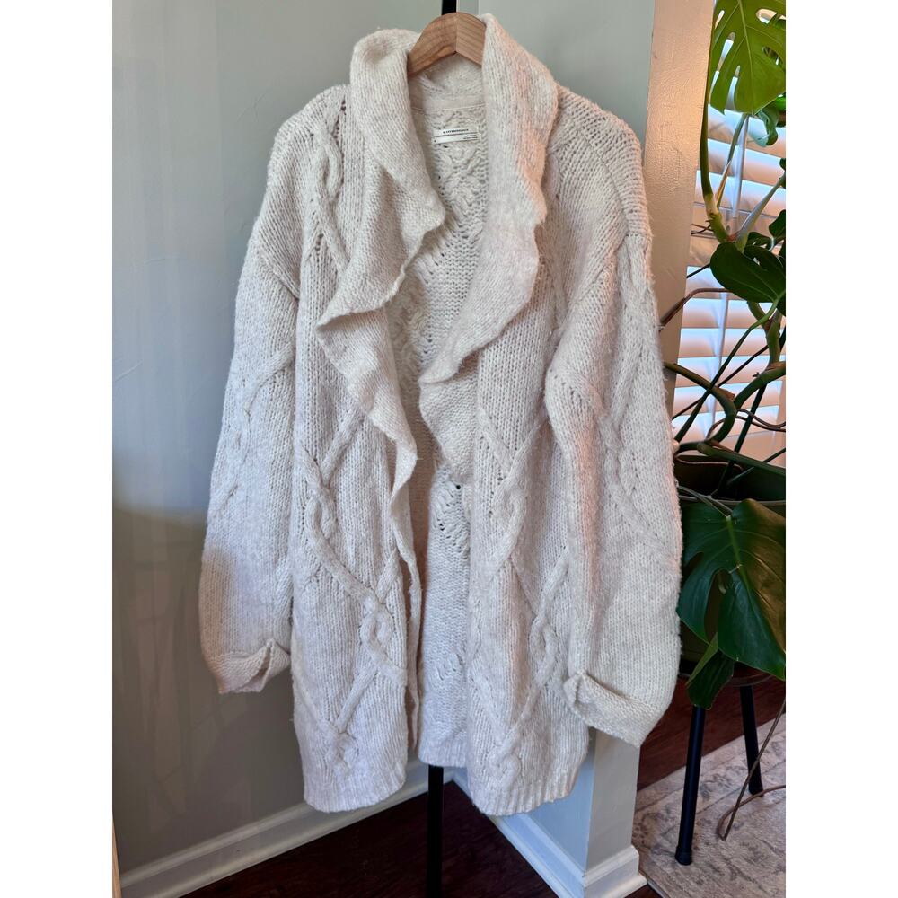 By Anthropologie Hooded Cardigan Sweater - Picture 4 of 5